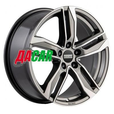 Fondmetal Hexis 8x18/5x108 ET45 D63,34 Glossy Titanium Machined