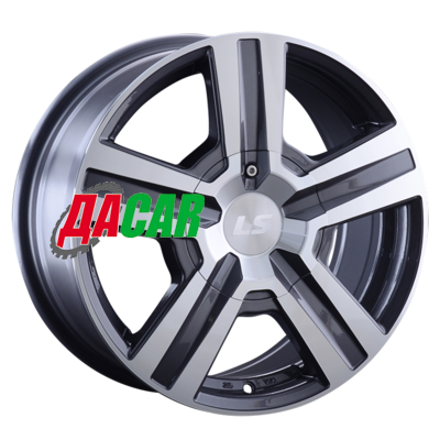 LS 794 7x16/5x108 ET46 D65,1 GMF (конус, Колпак+лого)