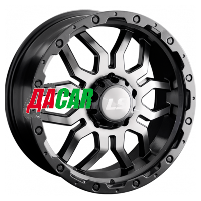 LS 1285 7x16/5x139,7 ET10 D108,1 GMF (конус, Колпак+лого)