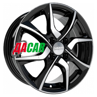 Скад Тулон 6x15/4x100 ET46 D54,1 графит
