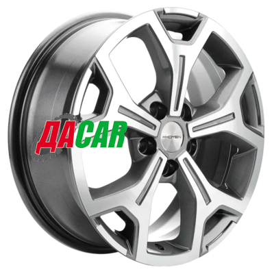 Khomen Wheels KHW1710 (Chery tigo 7pro) 6,5x17/5x108 ET33 D60,1 Gray-FP