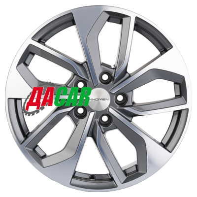 Khomen Wheels KHW1703 (Teana/X-trail) 7x17/5x114,3 ET45 D66,1 Gray-FP