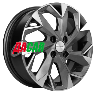 Khomen Wheels KHW1508 (Rio) 6x15/4x100 ET46 D54,1 Gray-FP