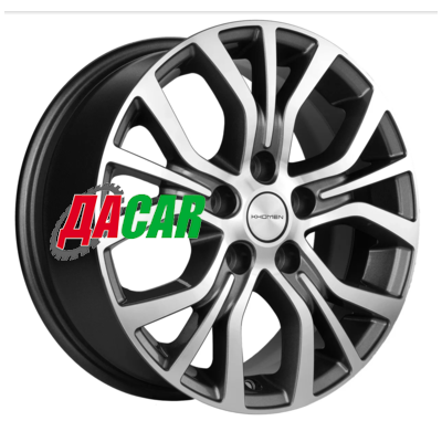 Khomen Wheels KHW1608 (Multivan) 6,5x16/5x120 ET38 D65,1 Gray-FP