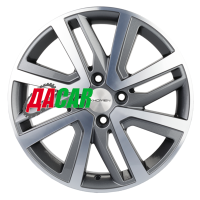 Khomen Wheels KHW1609 (Stepway) 6x16/4x100 ET37 D60,1 Gray-FP
