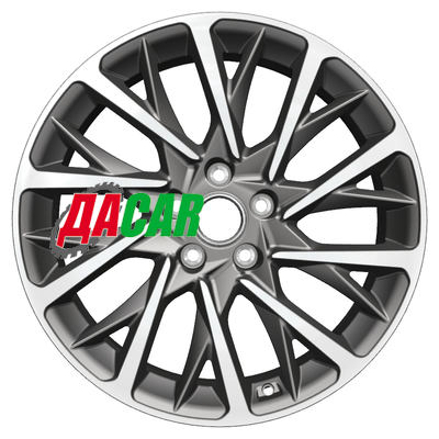 Khomen Wheels KHW1804 (Kuga) 7,5x18/5x108 ET52,5 D63,3 Gray-FP