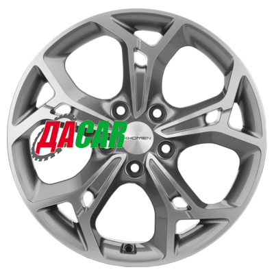 Khomen Wheels KHW1702 (Camry) 7x17/5x114,3 ET45 D60,1 Gray-FP