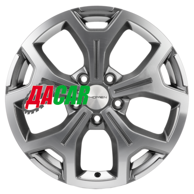 Khomen Wheels KHW1710 (Focus) 6,5x17/5x108 ET50 D63,3 Gray-FP