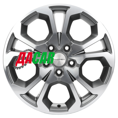 Khomen Wheels KHW1711 (Arkana/Kaptur) 6,5x17/5x114,3 ET50 D66,1 Gray-FP