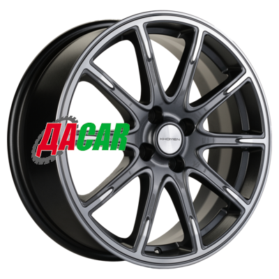 Khomen Wheels KHW1707 (Lada Granta) 6,5x17/4x98 ET38 D58,6 Gray-FP