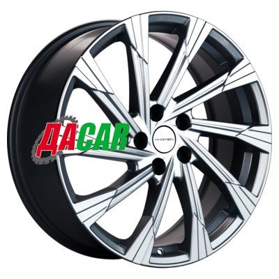 Khomen Wheels KHW1901 (Soul/Seltos/Sonata) 7,5x19/5x114,3 ET49,5 D67,1 Gray-FP