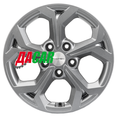 Khomen Wheels KHW1606 (Focus) 6,5x16/5x108 ET50 D63,3 Gray