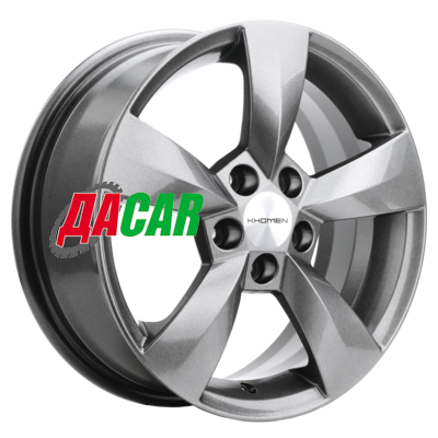 Khomen Wheels KHW1504 (Fabia) 6x15/5x100 ET43 D57,1 Gray