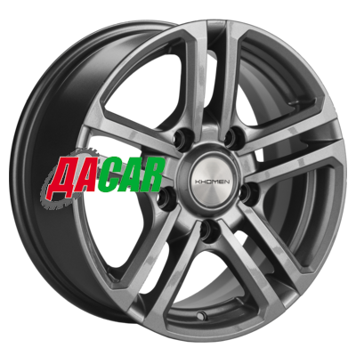 Khomen Wheels KHW1602 (Niva 4x4) 6,5x16/5x139,7 ET40 D98,5 Gray
