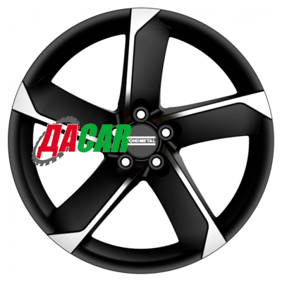 Fondmetal 7900 6,5x17/5x114,3 ET40 D67,2 Matt Black Machined