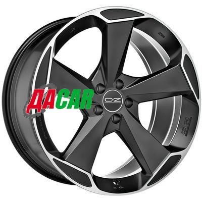 OZ Aspen HLT 10x21/5x112 ET52 D79 Matt Black + Diamond Cut