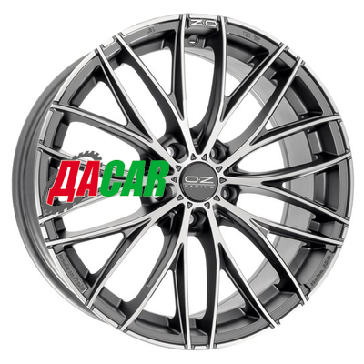OZ Italia 150 7x17/5x100 ET48 D68 Matt Dark Graphite Diamond Cut