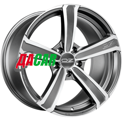 OZ Montecarlo HLT 9,5x20/5x112 ET33 D79 Matt Dark Graphite Diamond Cut