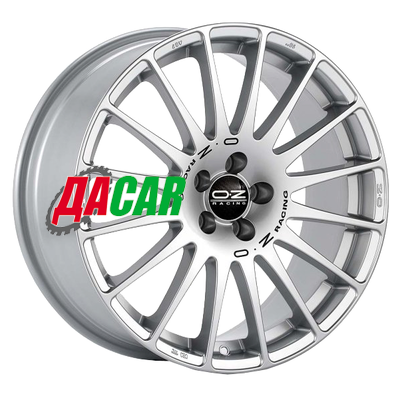 OZ Superturismo Dakar 8,5x20/5x120 ET32 D79 Matt Race Silver + Black Lettering