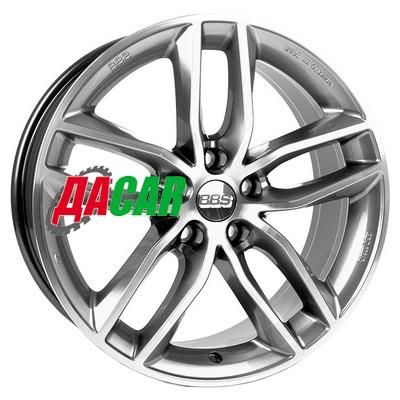 BBS SX 8,5x19/5x114,3 ET45 D82 Platinum Silver Diamond Cut