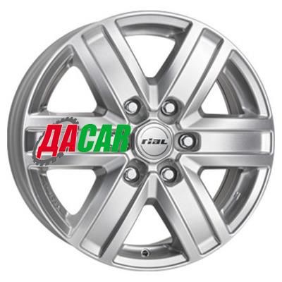 Rial Transporter 6 7x17/6x139,7 ET57 D92,3 Polar Silver