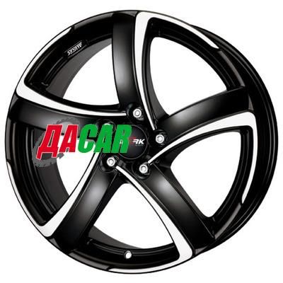 Alutec Shark 7,5x17/5x100 ET35 D63,3 Racing black front polished