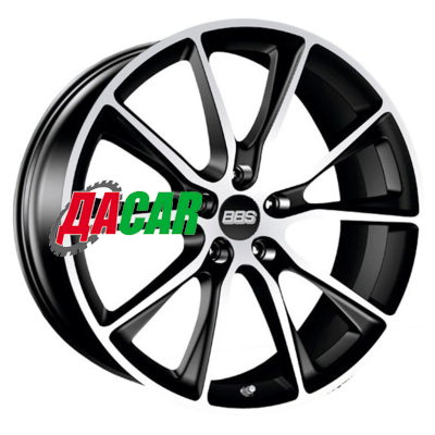 BBS SV 10x20/5x130 ET40 D71,6 Satin Black Diamond Cut