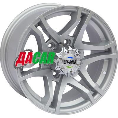 Off-Road Wheels Тойота Ниссан 8x17/6x139,7 ET13 D110 серебристый