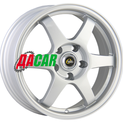 CrossStreet CR-08 6x15/4x100 ET46 D54,1 Sil