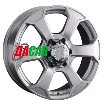 LS 187 7,5x18/6x139,7 ET36 D100,1 Sil (конус, Колпак+лого)