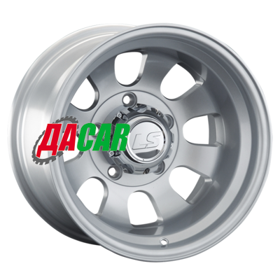 LS 889 10x15/5x139,7 ET-45 D108,1 Sil (конус, Колпак+лого)