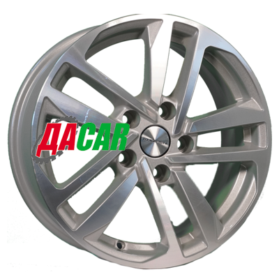 Khomen Wheels KHW1612 (Camry/Corolla/Grand Vitara) 6,5x16/5x114,3 ET45 D60,1 Silver-FP