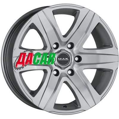 MAK Stone 6 8,5x20/6x139,7 ET20 D106,1 Silver