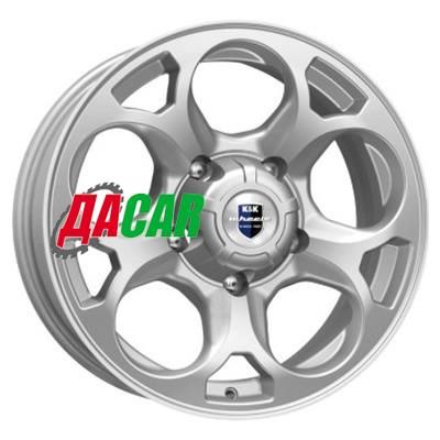 K&K Линкс (КС646) 7x16/5x139,7 ET35 D108,5 Сильвер