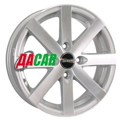 Tech Line 412 5,5x14/4x100 ET43 D60,1 Silver