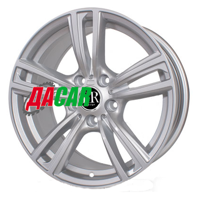 FR replica B055 8x17/5x120 ET35 D72,6 Silver (№33)