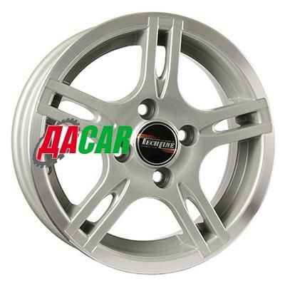 Tech Line 319 5x13/4x98 ET35 D58,6 Silver