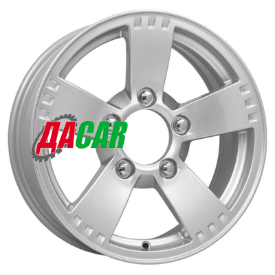 K&K Камелот (КС370) 7x16/5x139,7 ET40 D98 Сильвер А