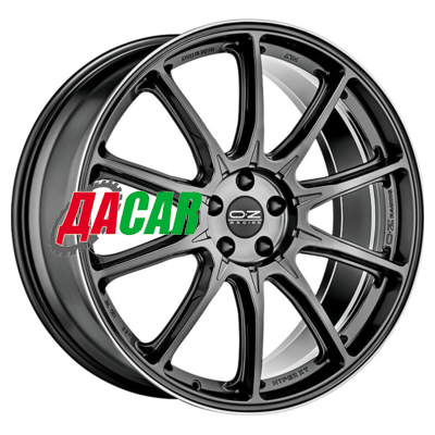 OZ Hyper XT HLT 10,5x20/5x112 ET26 D66,46 Star Graphite Diamond Lip