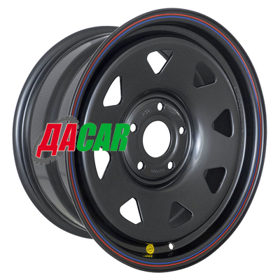 Off-Road Wheels Jeep 8x18/5x127 ET30 D75 Черный (треугольник мелкий)