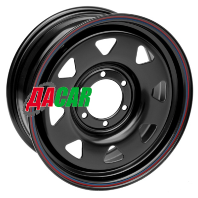 Off-Road Wheels Тойота Ниссан 8x16/6x139,7 ET10 D110 черный (треуг. мелкий)