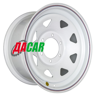 Off-Road Wheels Тойота Ниссан 8x16/6x139,7 ET10 D110 белый (треуг. мелкий)