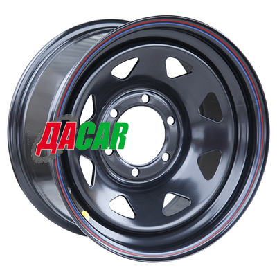 Off-Road Wheels Тойота Ниссан 8x16/6x139,7 ET10 D110 черный (треуг. мелкий)