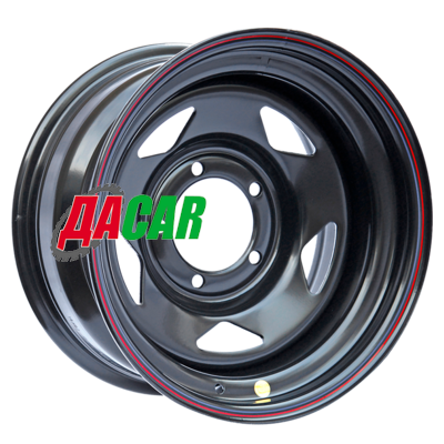 Off-Road Wheels УАЗ 8x16/5x139,7 ET-25 D110 черный (треуг.)(уценка)