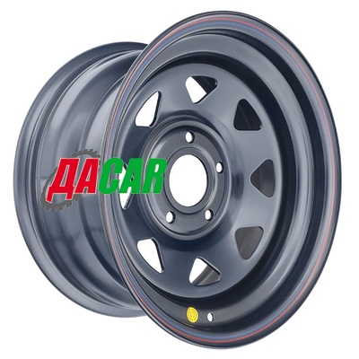 Off-Road Wheels Jeep 8x16/5x127 ET0 D75 Черный (треуг. мелкий)