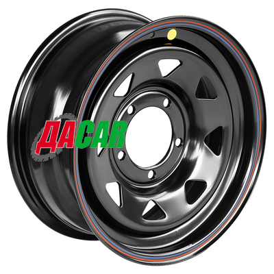 Off-Road Wheels УАЗ 7x16/5x139,7 ET25 D110 черный (треуг. мелкий)