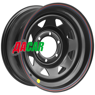 Off-Road Wheels Тойота Ниссан 10x16/6x139,7 ET-10 D110 черный (треуг. мелкий)