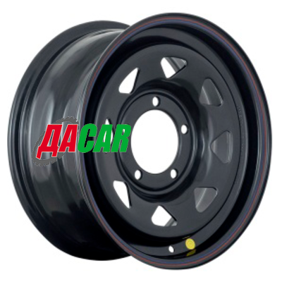 Off-Road Wheels УАЗ (треуг. мелкий) 7x16/5x139,7 ET30 D110 черный (с увелич. полкой)