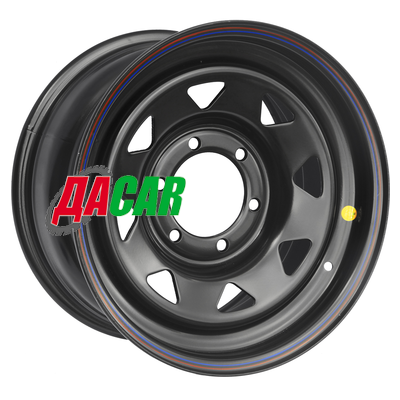 Off-Road Wheels Тойота/Ниссан/L200 2005+ 8x16/6x139,7 ET30 D110 черный (треуг. мелкий)