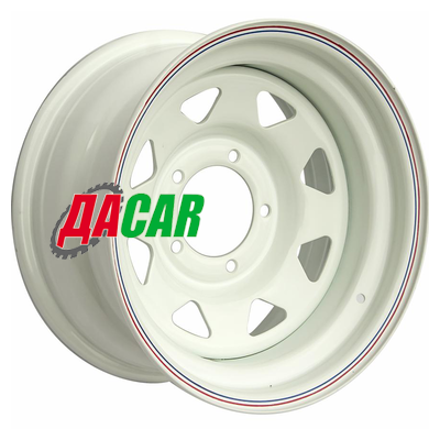 Off-Road Wheels УАЗ 8x15/5x139,7 ET-19 D110 белый (треуг. мелкий)